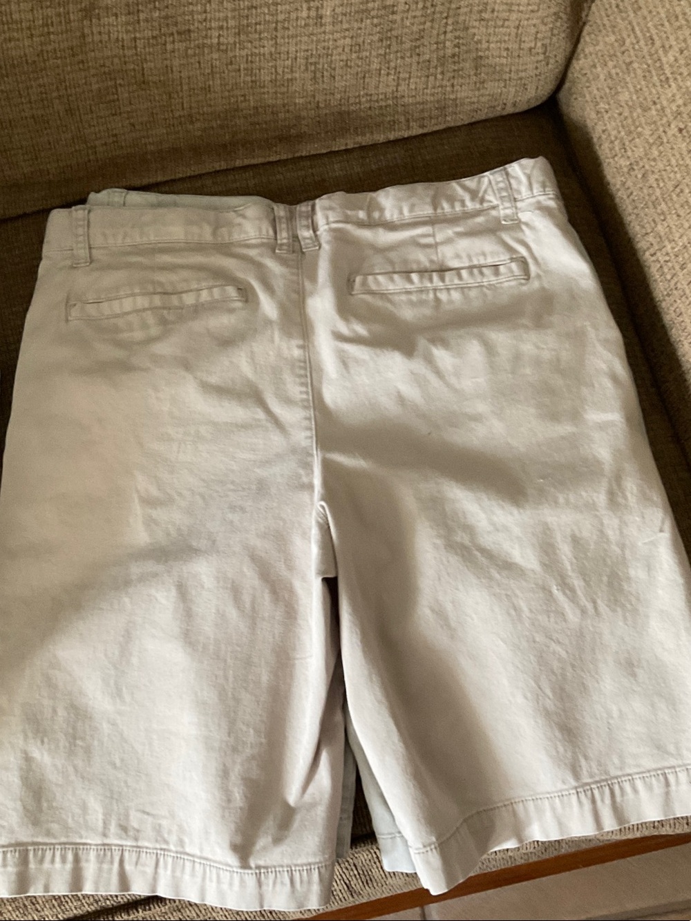 Cat & Jack Women's Light Beige Chino Bermuda Shorts - Neutral Pair - Picture 4 of 4